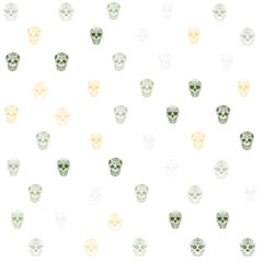 Fototapeta premium skull pattern, skull seamless background texture