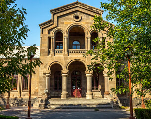 Fototapeta na wymiar A very old house in Yerevan,Armenia.