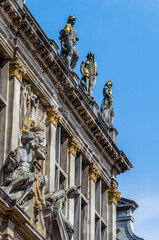 Fototapeta na wymiar Architectural detail in Brussels, Belgium
