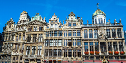 Beautiful Grand Place in Brussels, Belgium