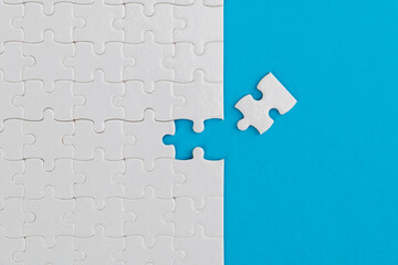 The last piece of jigsaw puzzle