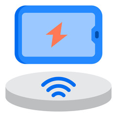 mobile flat style icon