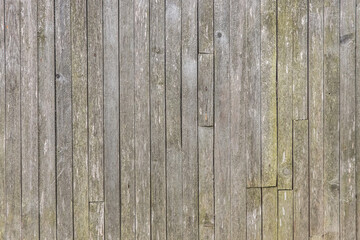Old dirty vertical lines boards fence texture, wood pattern plank vintage weathered background