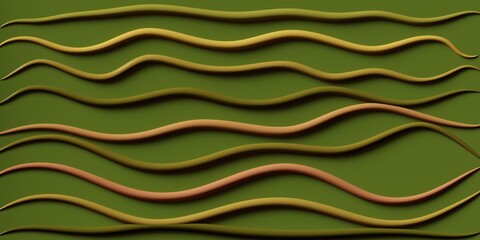 Obraz premium Abstract colorful wave background. 3d illustration