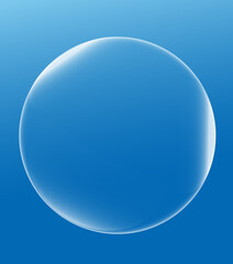 Soap or Water bubbles Drop Under water on Light Blue background .vector design element EPS10 illustration