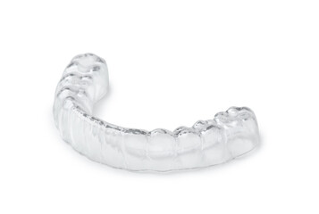 Clear silicone dental mouthguard