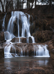 Waterfall long exposure photography