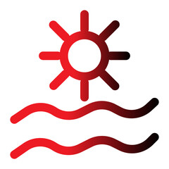 Obraz premium sun icon