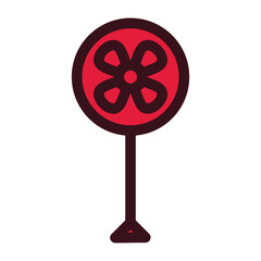 Obraz premium fan icon