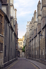 Cambridge town in spring time