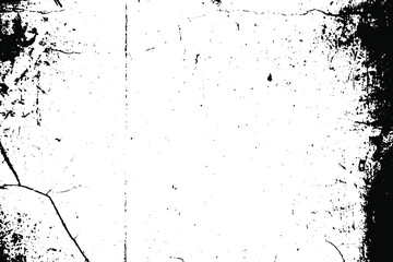 Rustic grunge vector texture with grain and stains. Abstract noise background. Weathered surface. Dirty and damaged. Detailed rough backdrop. Vector graphic illustration with transparent white. EPS10.