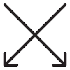 arrow black icon