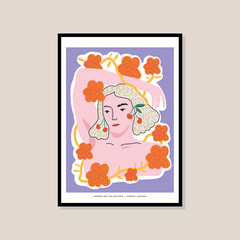 Aesthetic hand drawn posters for your wall art collection
