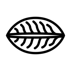 momo dumpling line icon vector. momo dumpling sign. isolated contour symbol black illustration