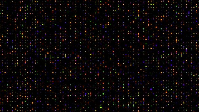 Light Multicolor Sequin Dot Light Wall Grid Background Loop