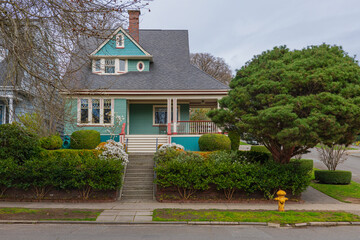 Highland drive residential neighborhood Seattle WA.