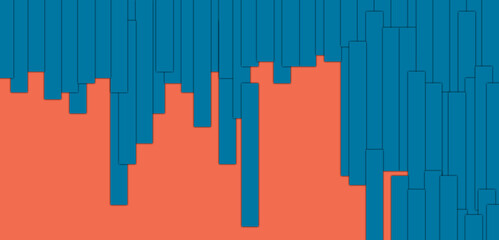 abstract background with lines blue creative graph wallpaper cover card design