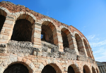 Detail of Arena an Ancient Roman Buidling