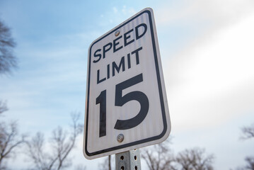 speed limit sign