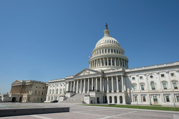 Fototapeta premium View of the East Front of the U.S. Capitol Building Washington, DC, USA