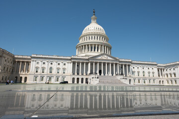 Fototapeta na wymiar View of the East Front of the U.S. Capitol Building Washington, DC, USA
