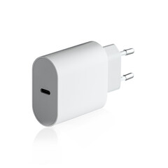 Network adapter 220V USB charging on a white background