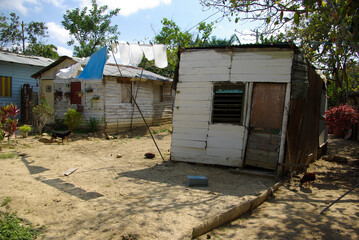 Typical house from the neighborhood of San Francisco, Havana, Cuba