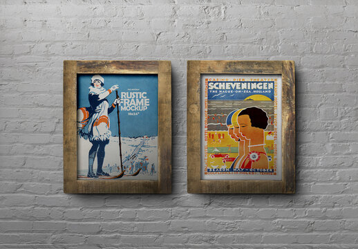 Rustic Frame Mockup