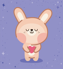 happy bunny poster