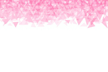 Polygonal pink mosaic background. Abstract low poly vector illustration. Triangular pattern, copy space. Template geometric business design with triangle for poster, banner, card, flyer