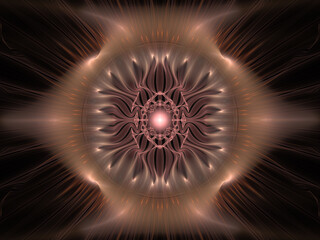 Abstract glossy ornate background