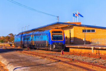 Obraz premium BH Train station locomotive