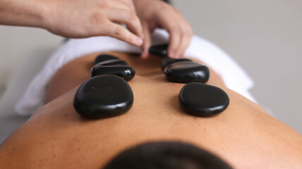 hot stone therapy