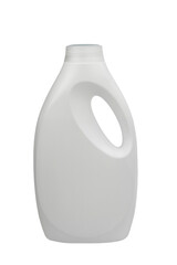 plastic container for liquid detergents, isolate on a white background