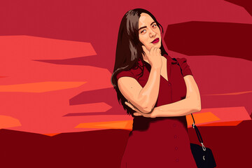 un anochecer cerca del mar bajo las palmas