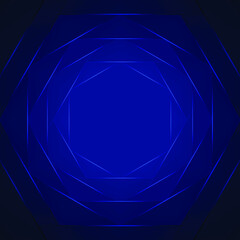 Blue geometric background. Vector illustration.