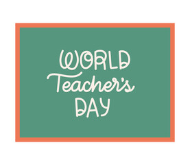 world teachers day illustration