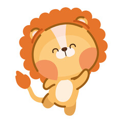 happy lion design