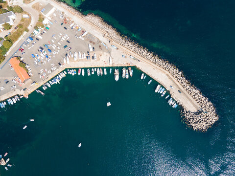 Aerial view of Town of Tsarevo, Bulgaria