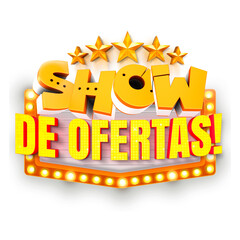 Selo 3d para varejo em portugu&ecirc;s | show de ofertas