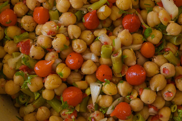 vegan chickpea salad