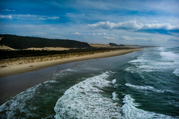 Naklejka premium Oregon Coast from Winchester Bay