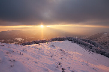 sunset in the mountains © uranos1980