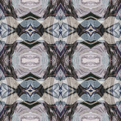 Abstract retro geometric seamless pattern
