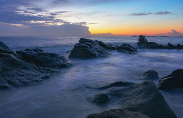 sunrise over the sea