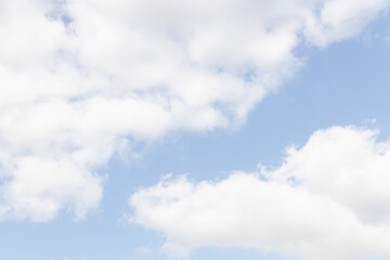 Blue sky with white clouds