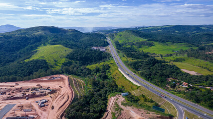 Aerial view of the Presidente Castello Branco Highway.