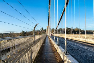 Obraz premium Clifton suspension bridge in Bristol, England