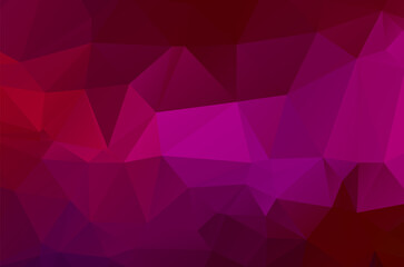 Obraz premium Colorful purple vivid polygonal triangular background pattern