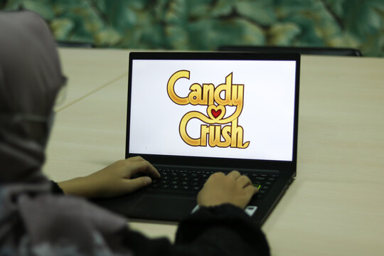 March 31, 2022, Yogyakarta, Indonesia: Candy Crush Saga Is A Free-to-play Match-three Puzzle Video Game